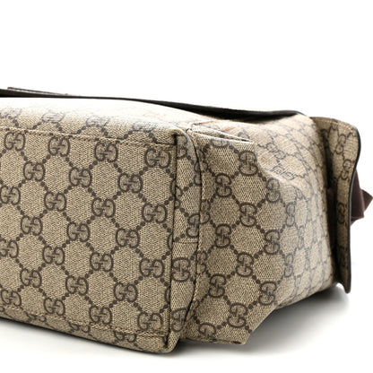 Gucci GG Plus Monogram Messenger Diaper Bag Dark Brown 10 of 13