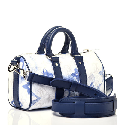 Louis Vuitton Monogram Watercolor Keepall XS Blue 3 of 9