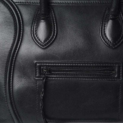 Celine Smooth Calfskin Medium Phantom Luggage Black 28 of 29