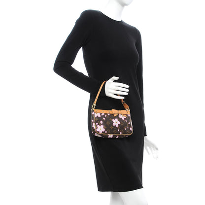 Louis Vuitton Monogram Cherry Blossom Pochette Accessories Brown 2 of 9