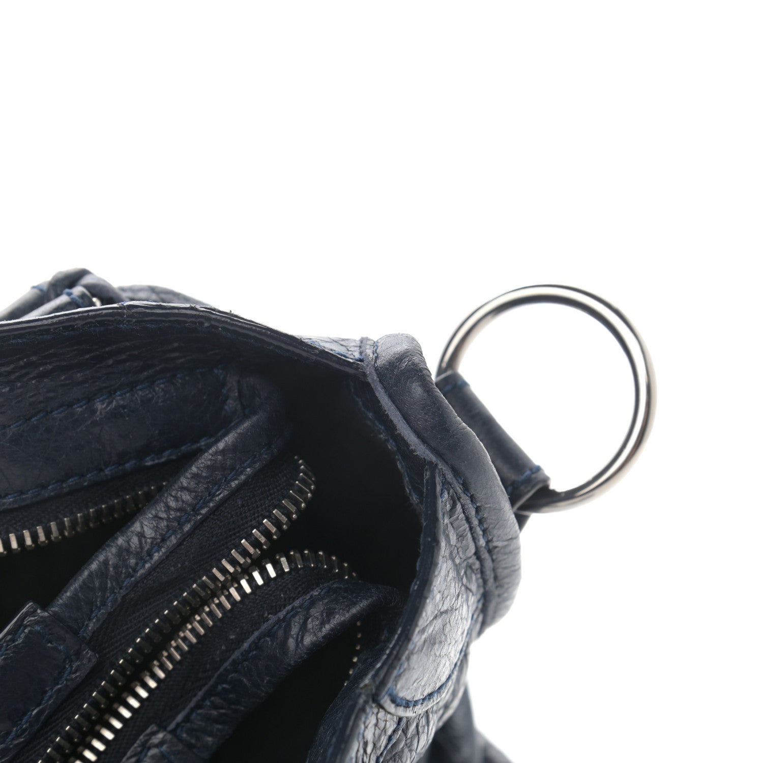 Balenciaga Agneau Giant 12 Silver Hardware Mini City Bleu Obscur 15 of 16