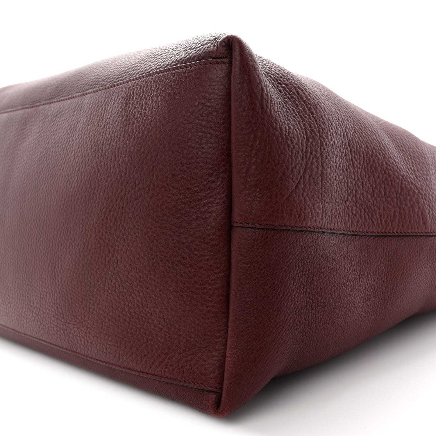 Gucci Grained Calfskin Duffle Bag Burgundy 19 of 27