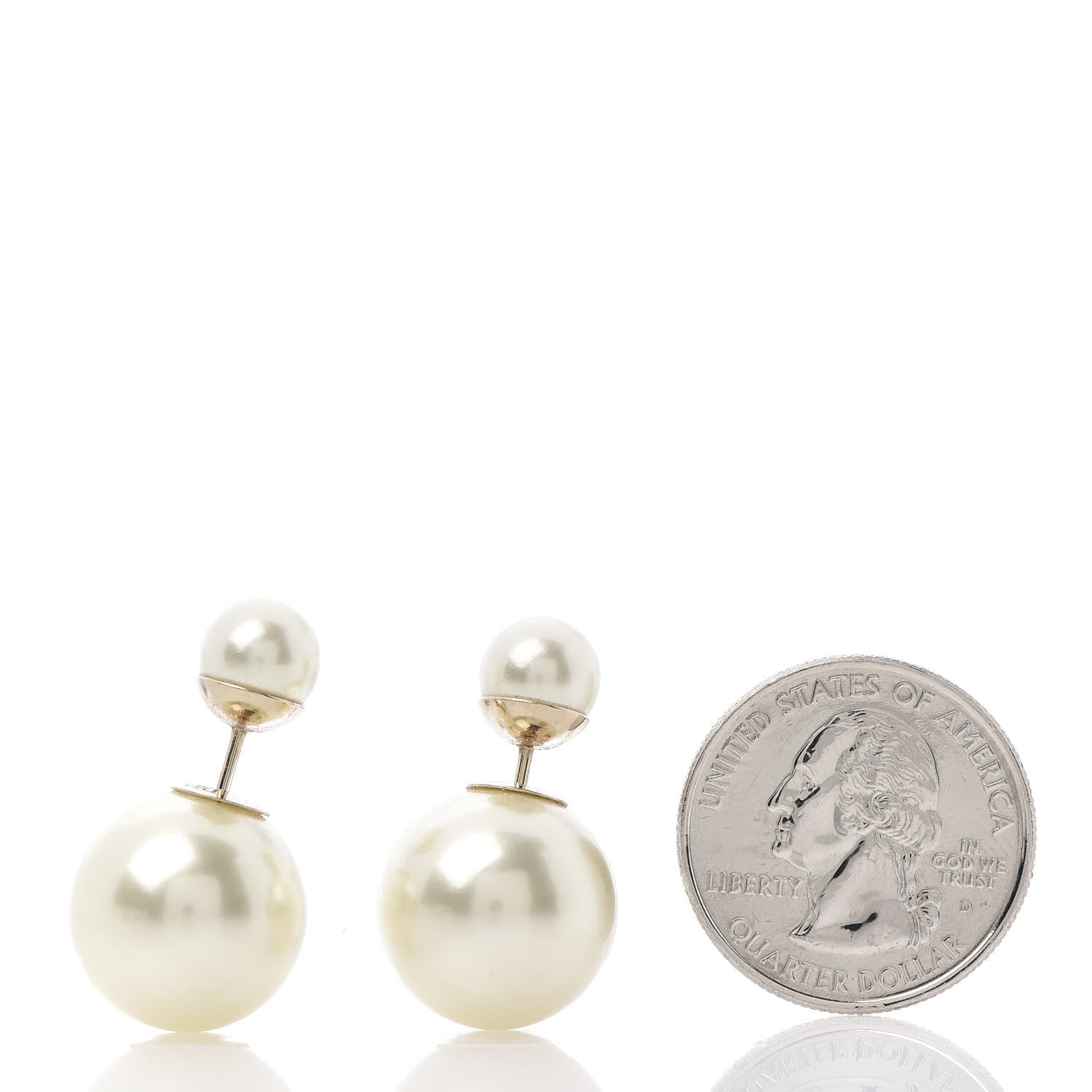 Christian Dior Pearl Mise En Dior Tribal Earrings 2 of 5