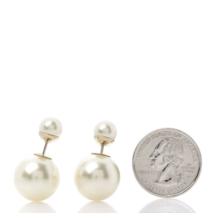 Christian Dior Pearl Mise En Dior Tribal Earrings 2 of 5