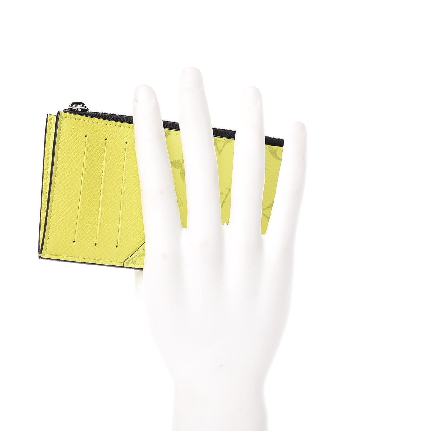 Monogram Taiga Coin Card Holder Yellow