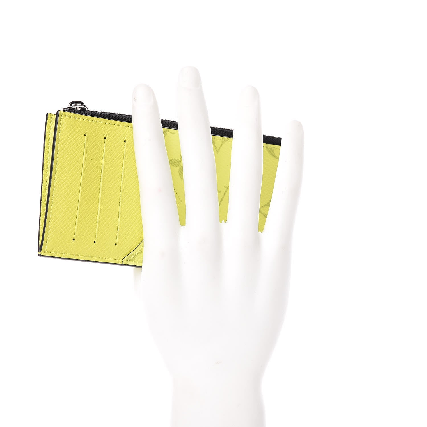 Louis Vuitton Monogram Taiga Coin Card Holder Yellow 2 of 7