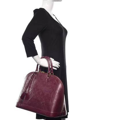 Louis Vuitton Vernis Alma GM Violet 2 of 12