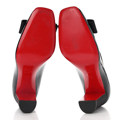 Christian Louboutin Patent Lagoyata 85 Pumps 37 Black 5 of 8