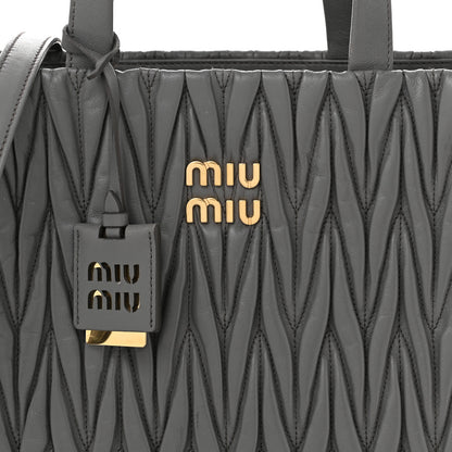 Miu Miu Nappa Matelasse Tote Bag Marmo 8 of 11
