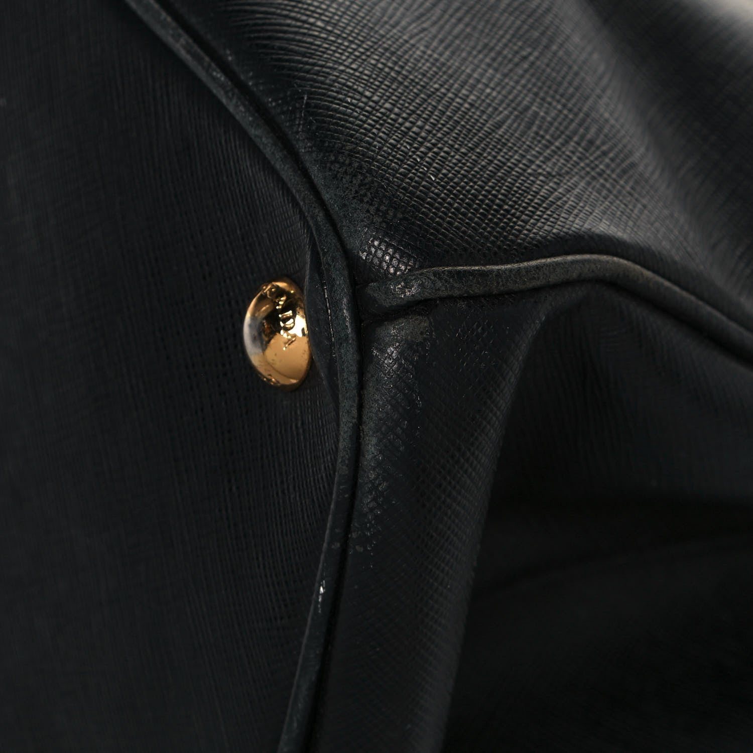 Prada Saffiano Medium Galleria Double Zip Tote Black 8 of 20