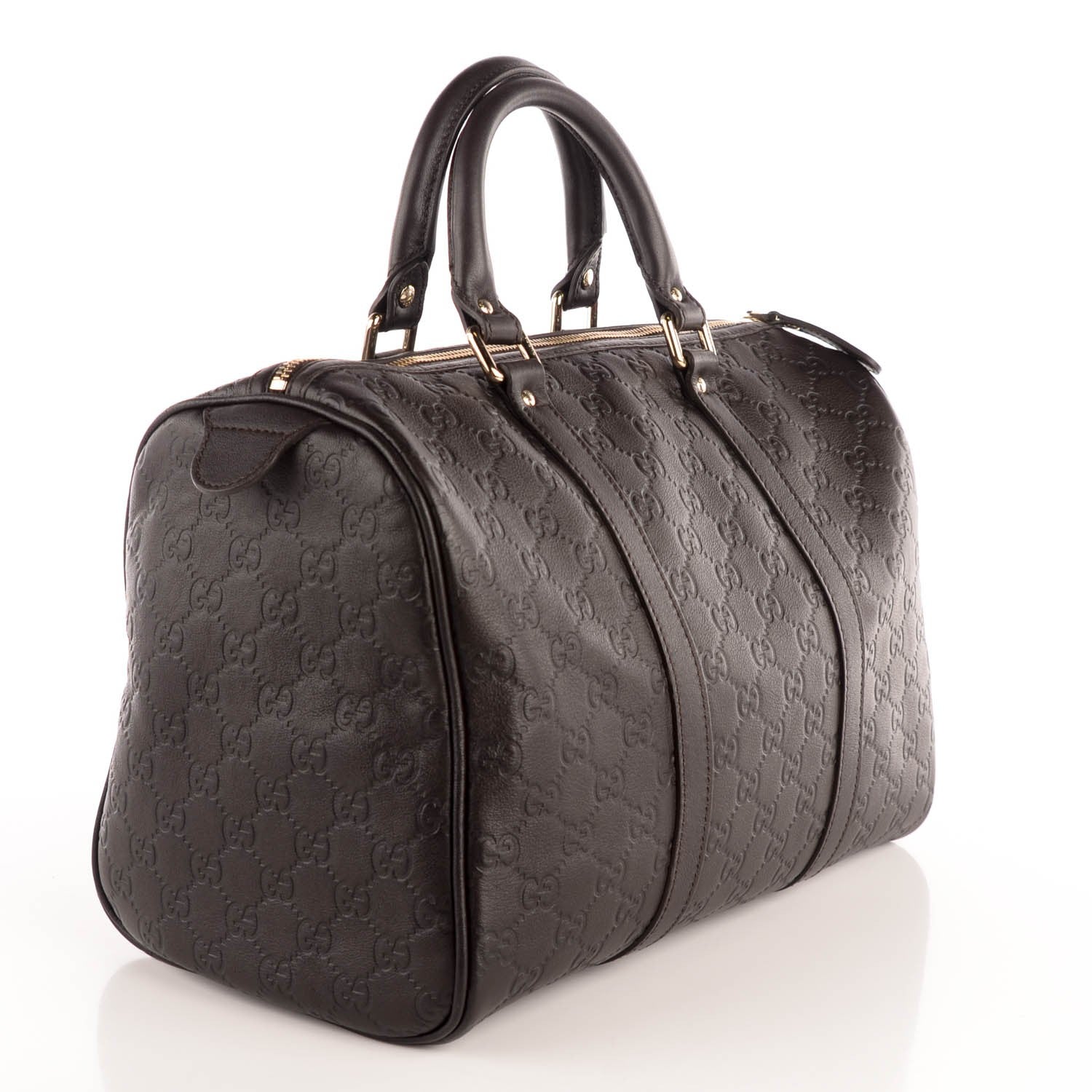 Gucci Guccissima Medium Joy Boston Brown 3 of 8