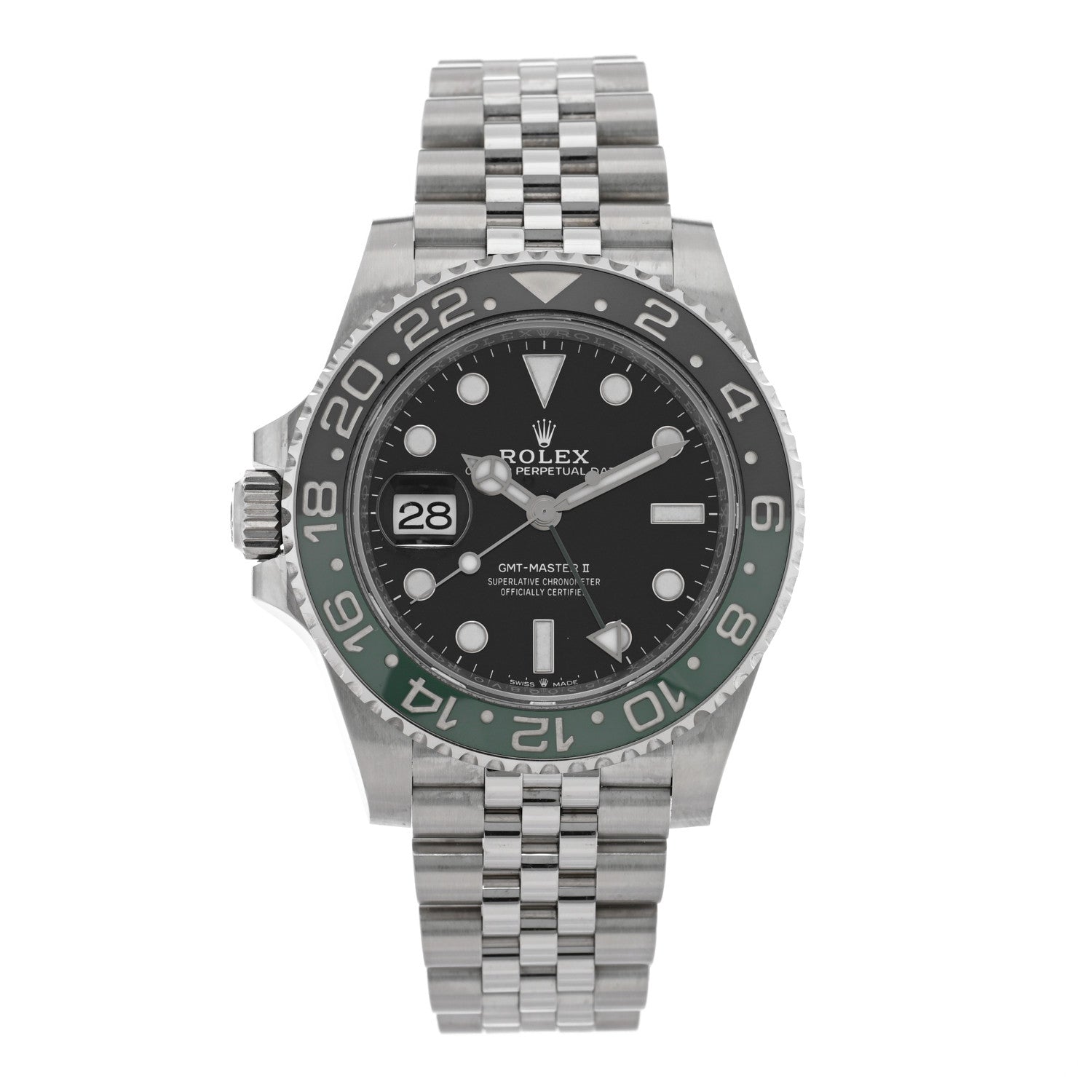 Rolex Stainless Steel 40mm Oyster Perpetual Date GMT Master Ⅱ Sprite Watch 126720VTNR 1 of 5