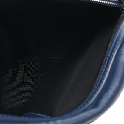 Louis Vuitton Calfskin Shadow Monogram Duo Slingbag Navy 4 of 8