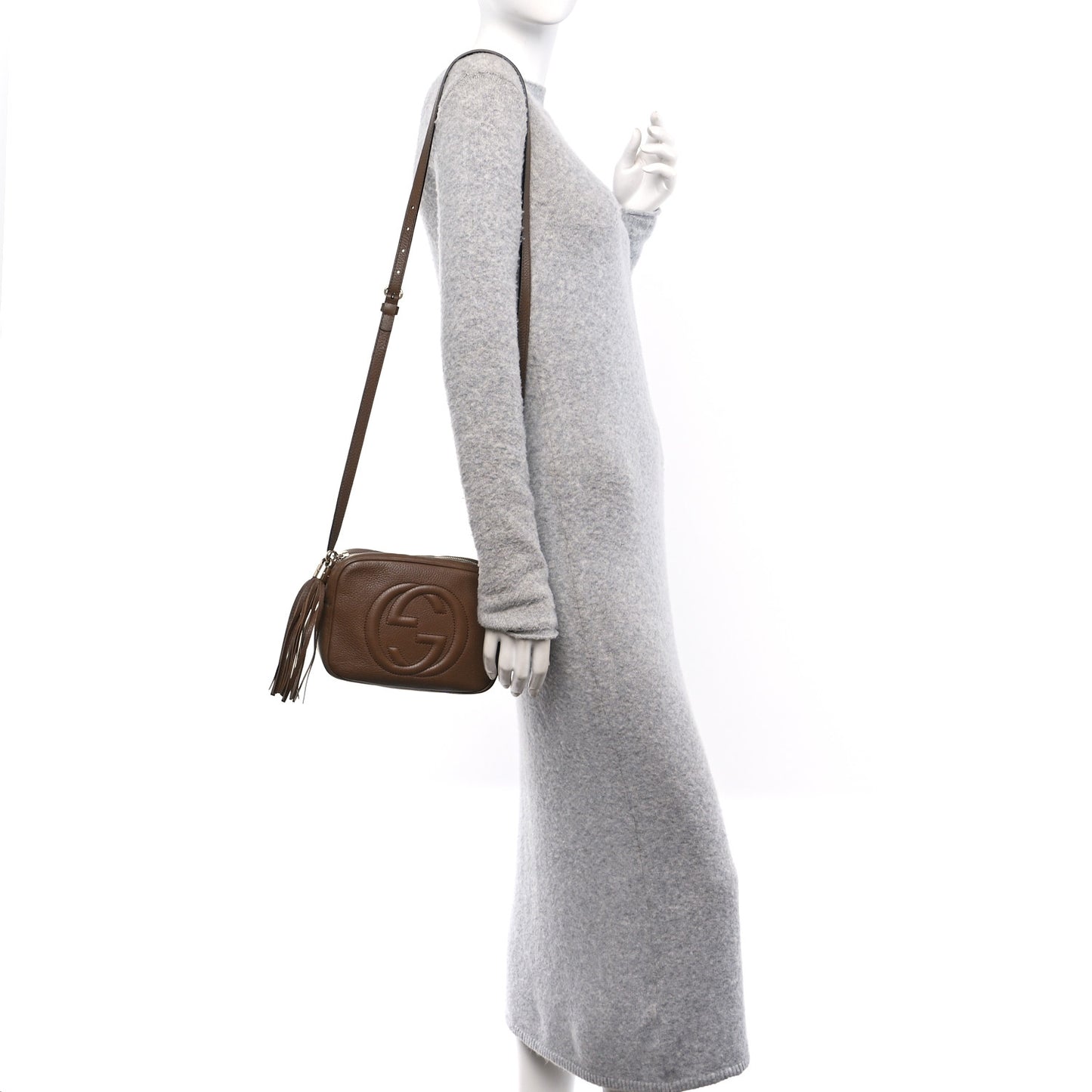 Cellarius Calfskin Small Soho Disco Bag Acero