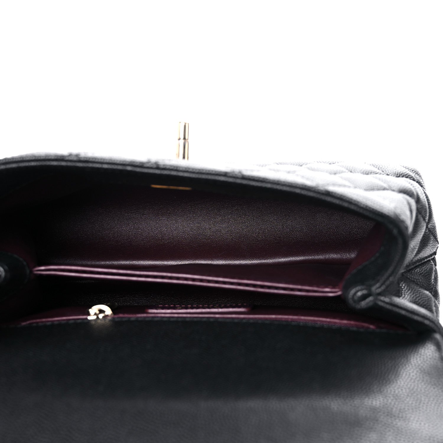 Chanel Caviar Quilted Mini Coco Handle Flap Black 5 of 12