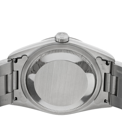 Rolex Stainless Steel 18K White Gold 36mm Oyster Perpetual Datejust Watch Silver Roman 16234 4 of 5