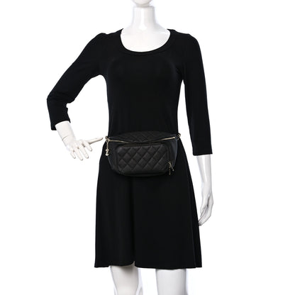 Chanel Caviar Quilted Business Affinity Waist Belt Bag Black 2 of 10