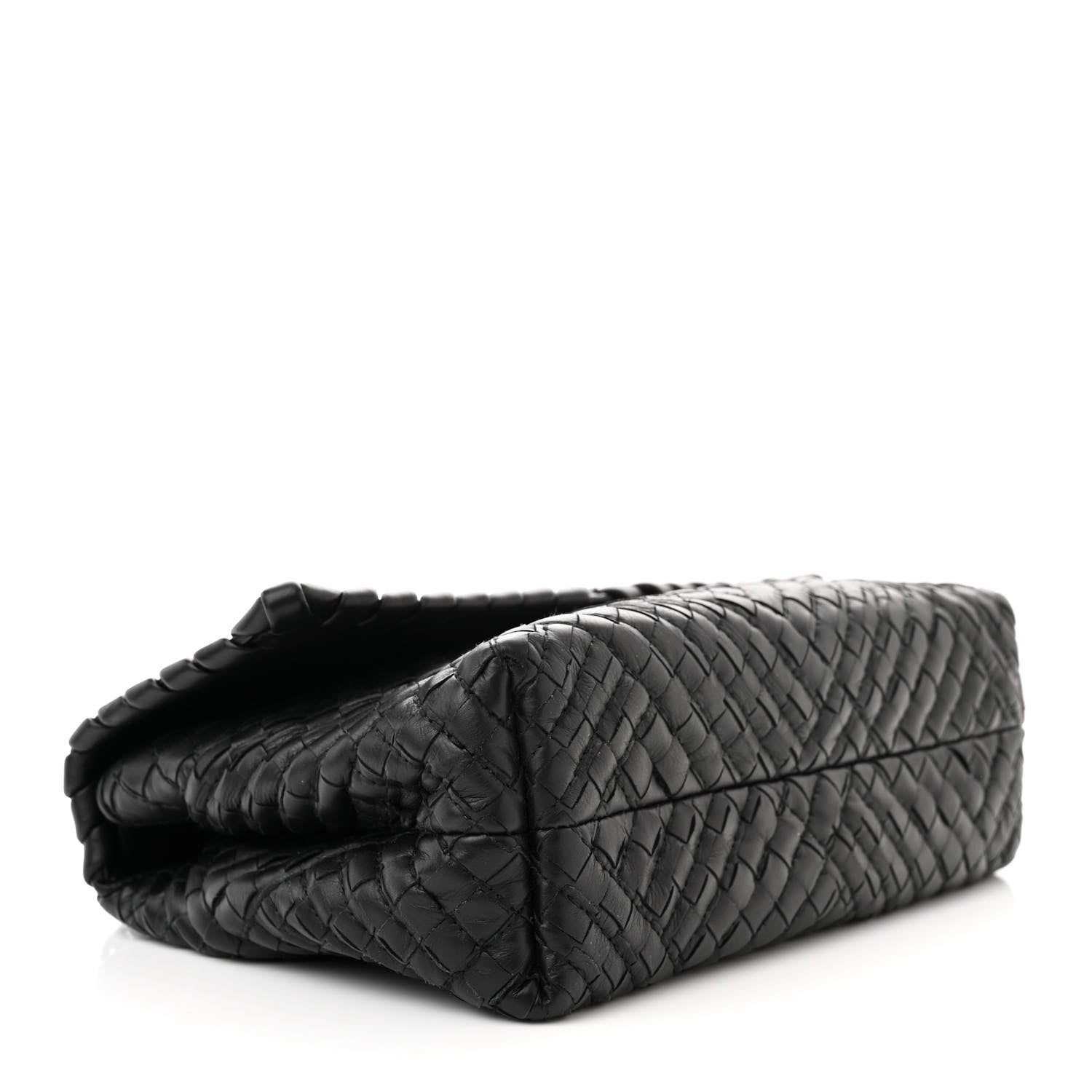 Bottega Veneta Nappa Intrecciato Baby Olimpia Shoulder Bag Black 4 of 9