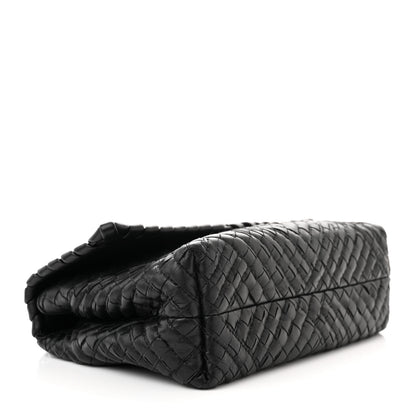 Bottega Veneta Nappa Intrecciato Baby Olimpia Shoulder Bag Black 4 of 9