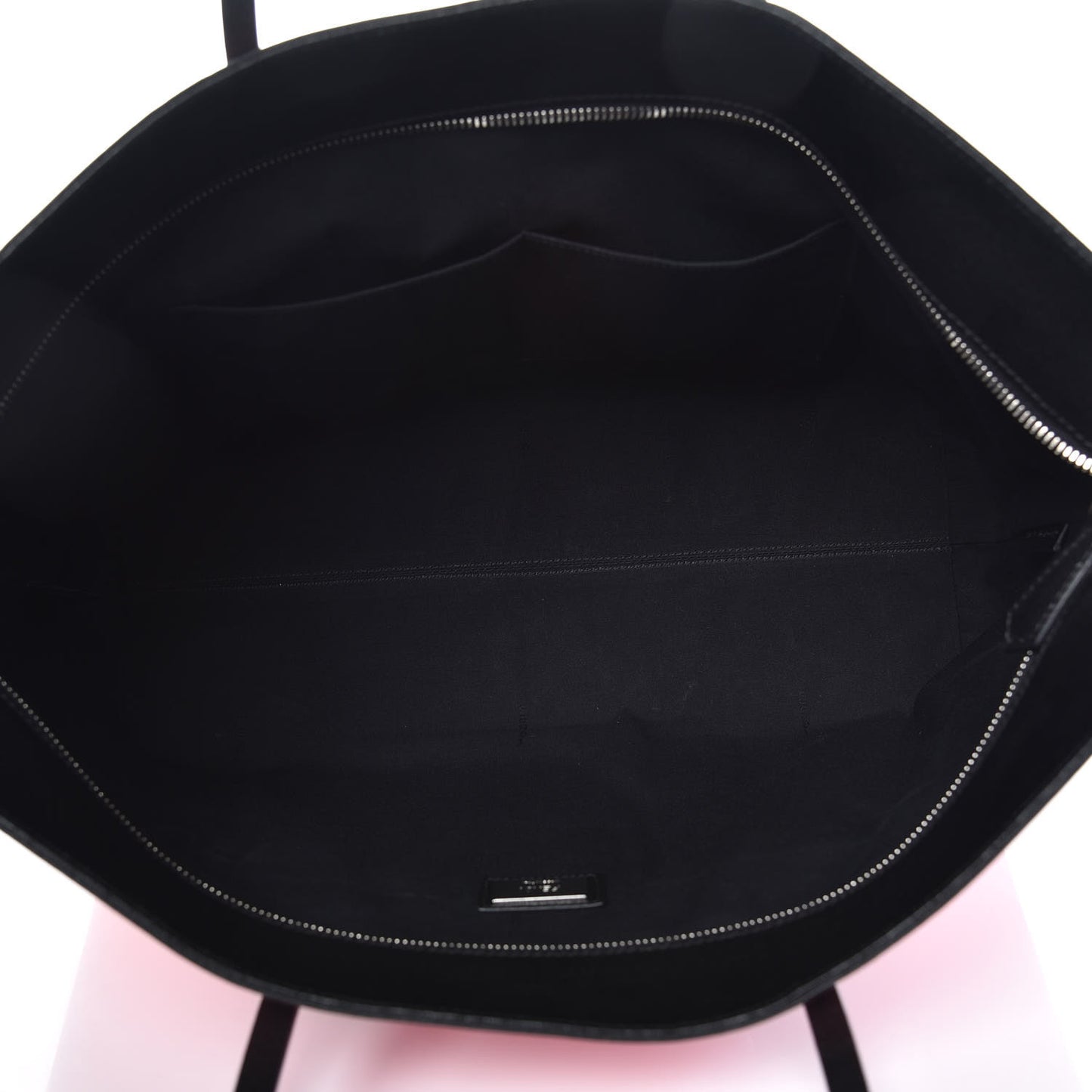 Vitello Elite Cuoio Monster Buggies Medium Roll Tote Lollypop Black