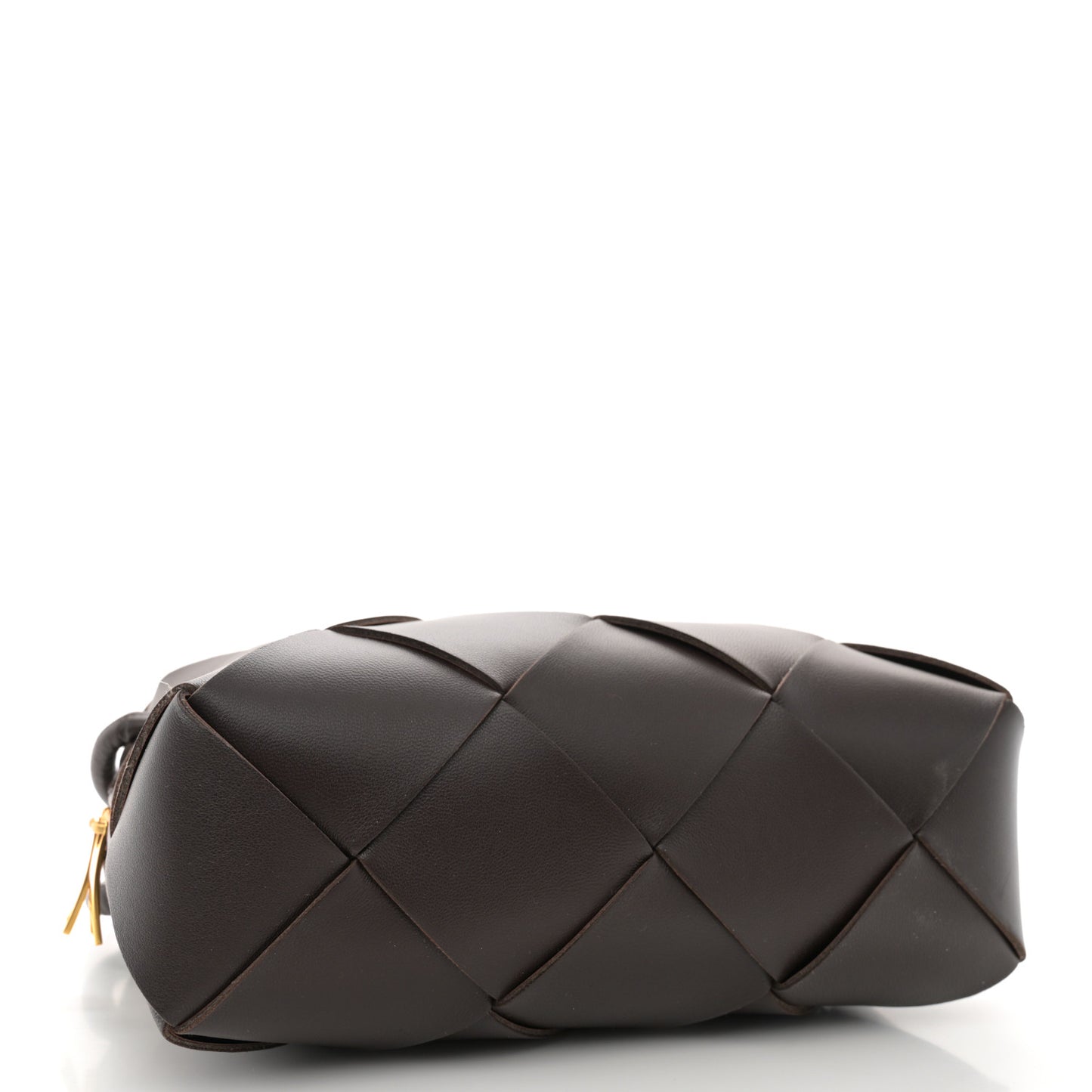 Lambskin Maxi Intrecciato Small Cassette Camera Bag Fondant