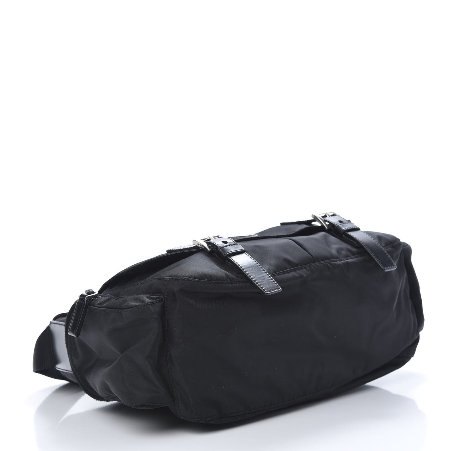 Tessuto Nylon Vela Messenger Bag Black