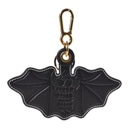 Loewe Calfskin Bat Charm Key Holder Black 1 of 3