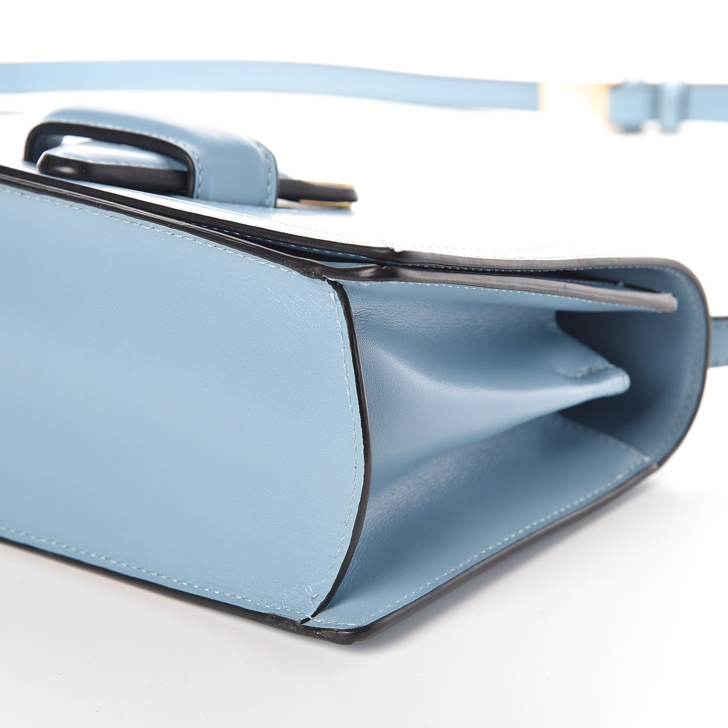 Loewe Calfskin Medium Barcelona Shoulder Bag Blue 6 of 10