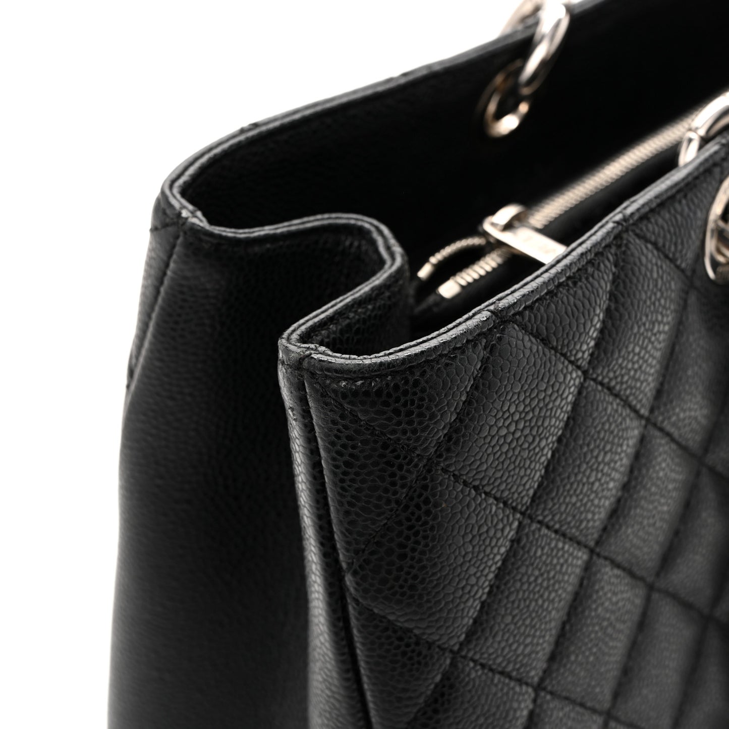 Caviar Quilted XL Grand Shopping Tote GST Black