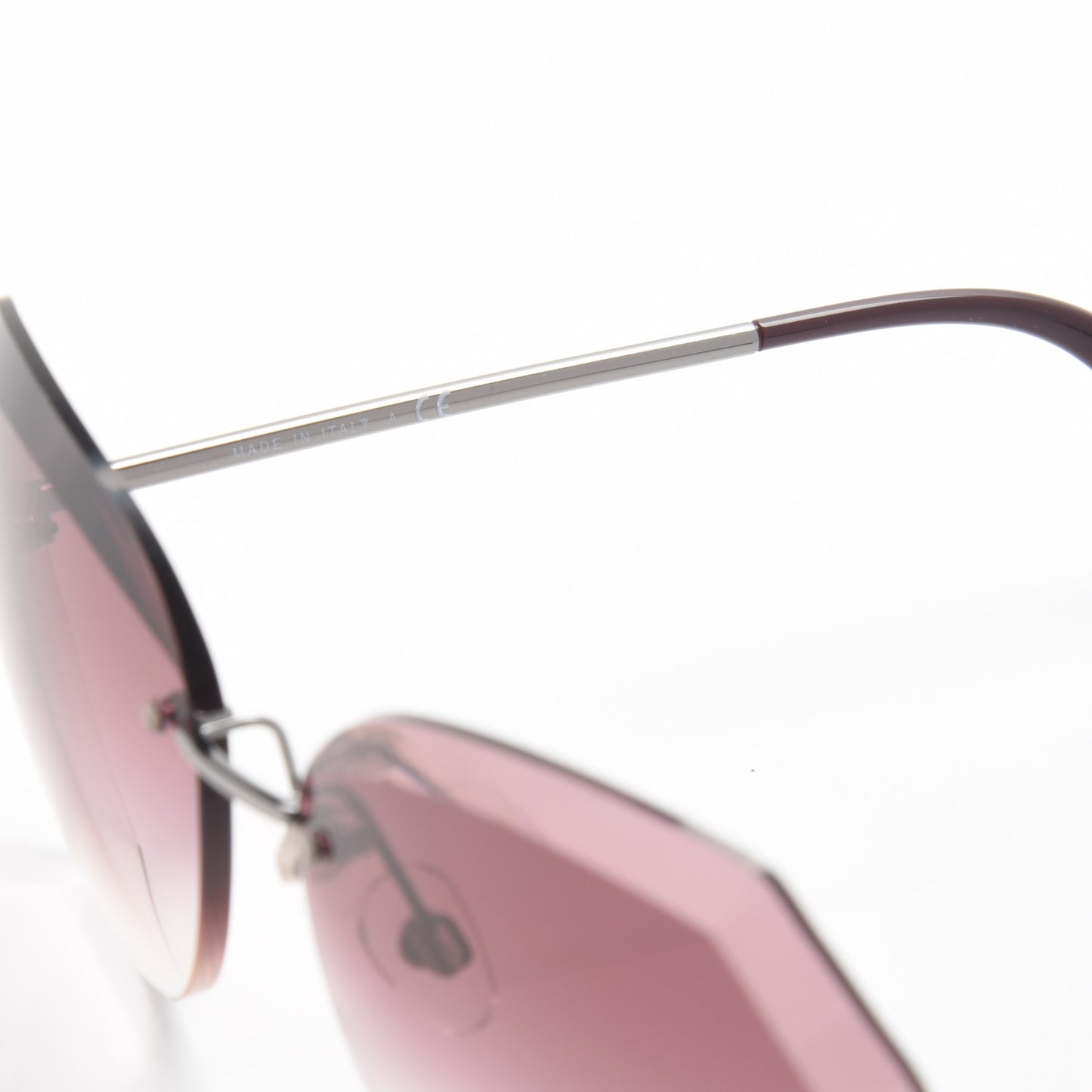 Metal Spring Round Sunglasses 4220 Pink
