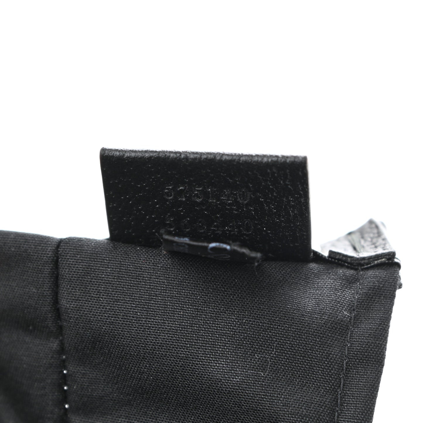 Patent Canvas Frame Logo Vertical Tote Black Crop