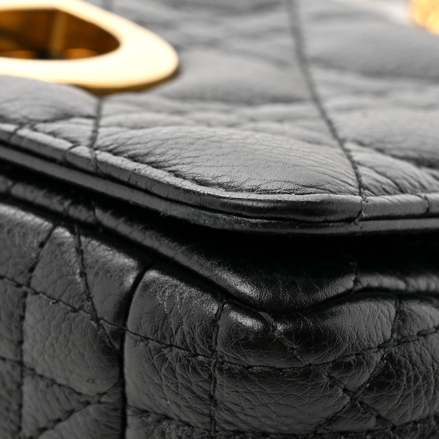 Christian Dior Calfskin Cannage Small Caro Bag Black 12 of 13