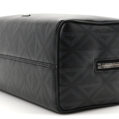 Christian Dior Canvas CD Diamond Lingot Toiletry Pouch Black 10 of 10