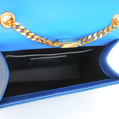 Saint Laurent Calfskin Degrade Small Kate Monogram Satchel Green Blue 5 of 7