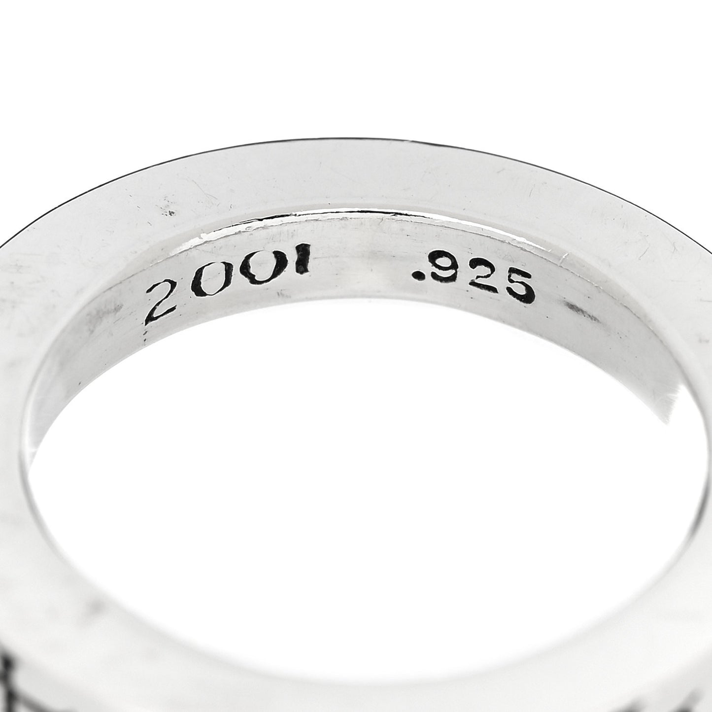 Sterling Silver CH Fck You Spacer Ring  53 6.5