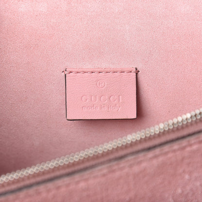 Gucci GG Supreme Monogram Suede Crystal Small Dionysus Shoulder Bag Beige Ebony Light Peonia 6 of 12