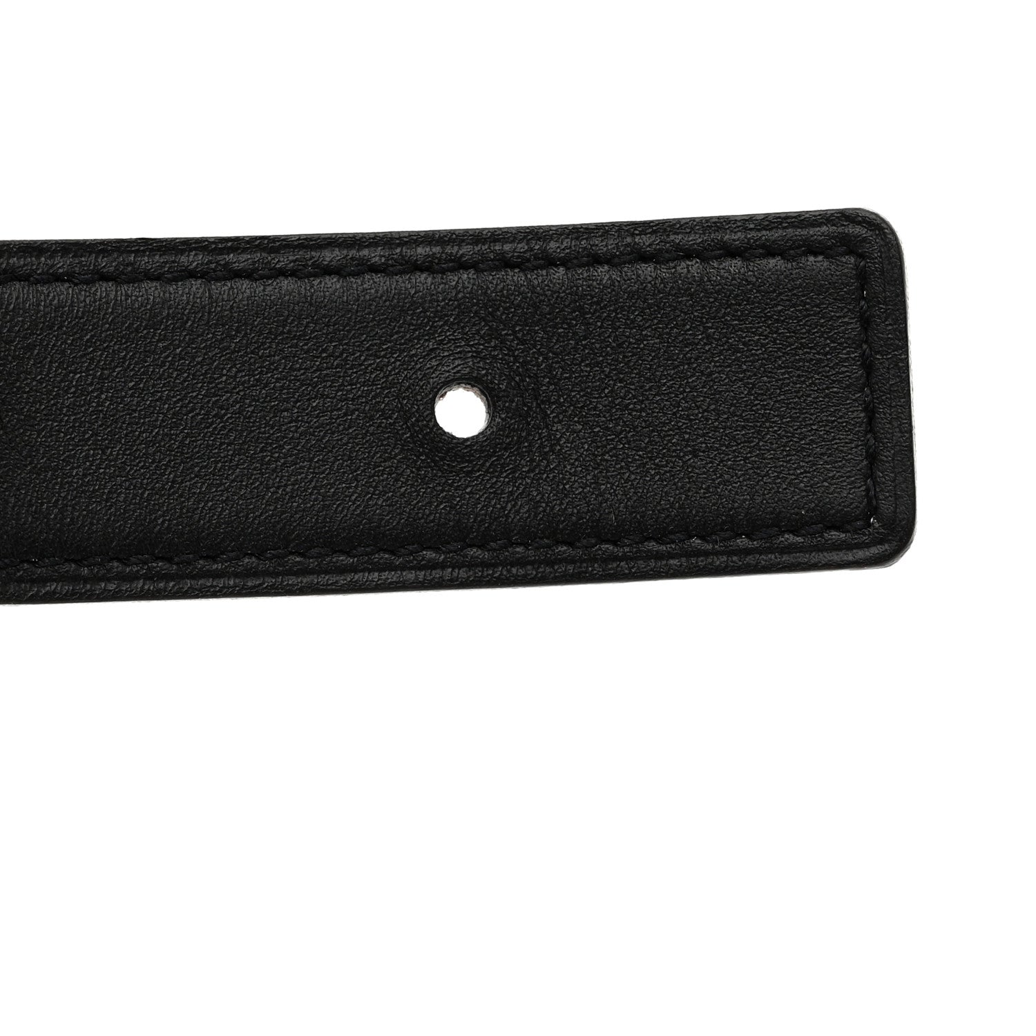 Hermes Swift Epsom 24mm Gamma Belt 90 Black Etoupe 8 of 10