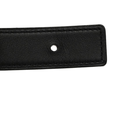 Hermes Swift Epsom 24mm Gamma Belt 90 Black Etoupe 8 of 10