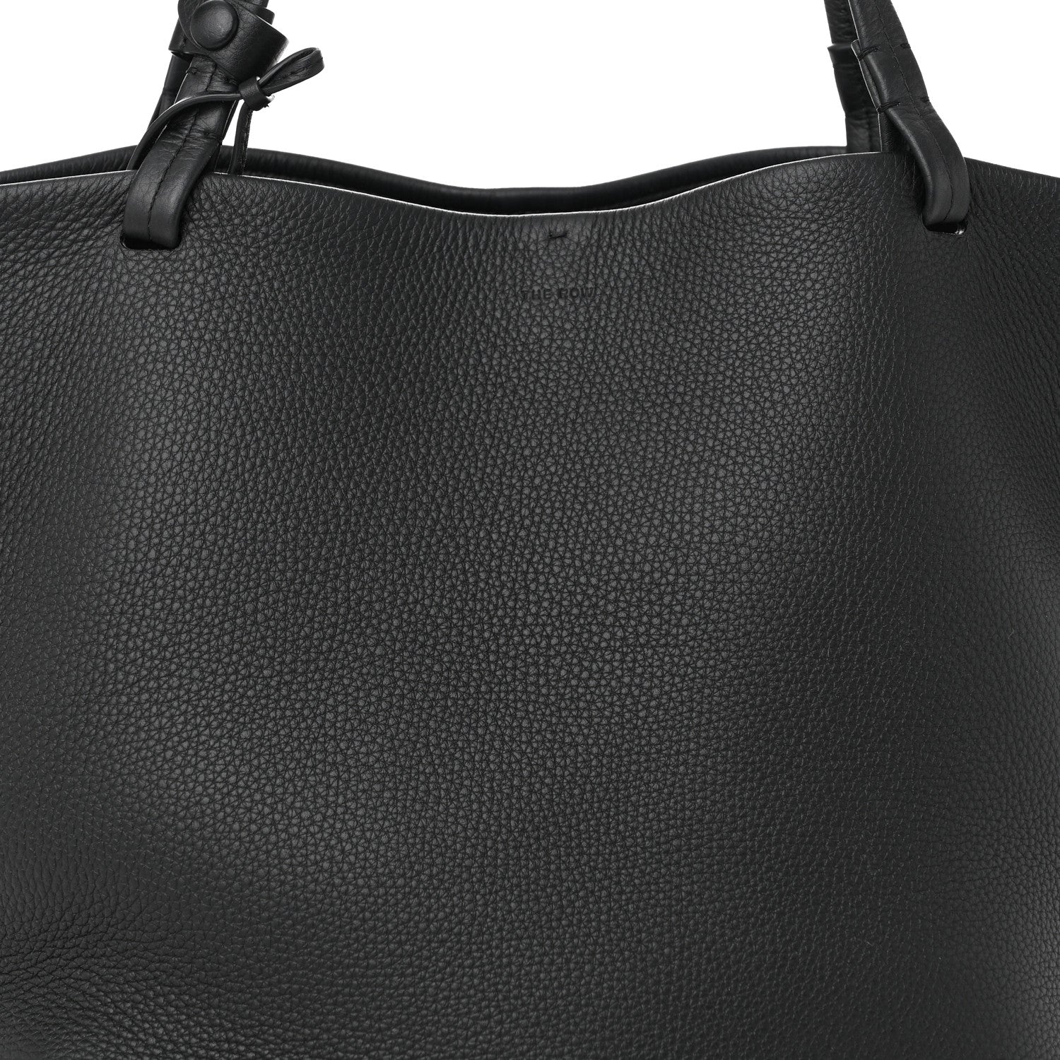 The Row Grained Calfskin Park Tote Three Black 8 of 12