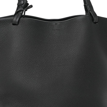 The Row Grained Calfskin Park Tote Three Black 8 of 12