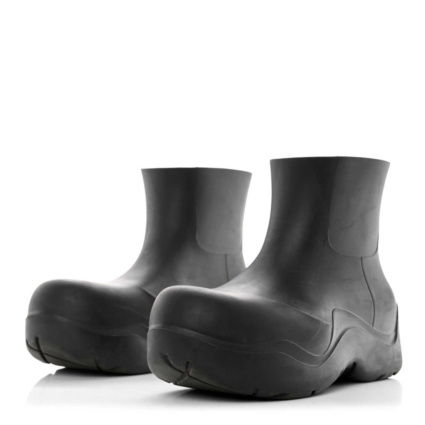 Rubber Puddle Ankle Boots 38 Black