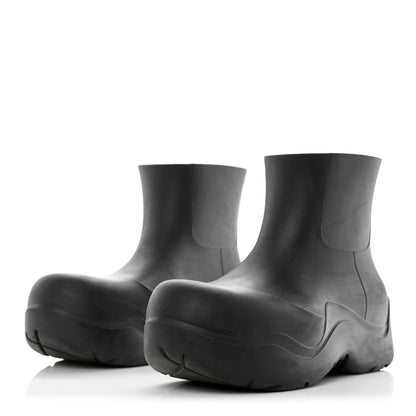 Bottega Veneta Rubber Puddle Ankle Boots 38 Black 3 of 8