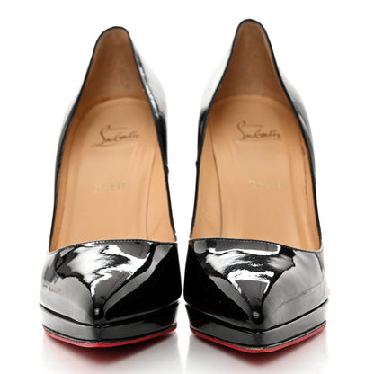 Christian Louboutin Patent Pigalle Plato 120 Pumps 40.5 Black 2 of 8