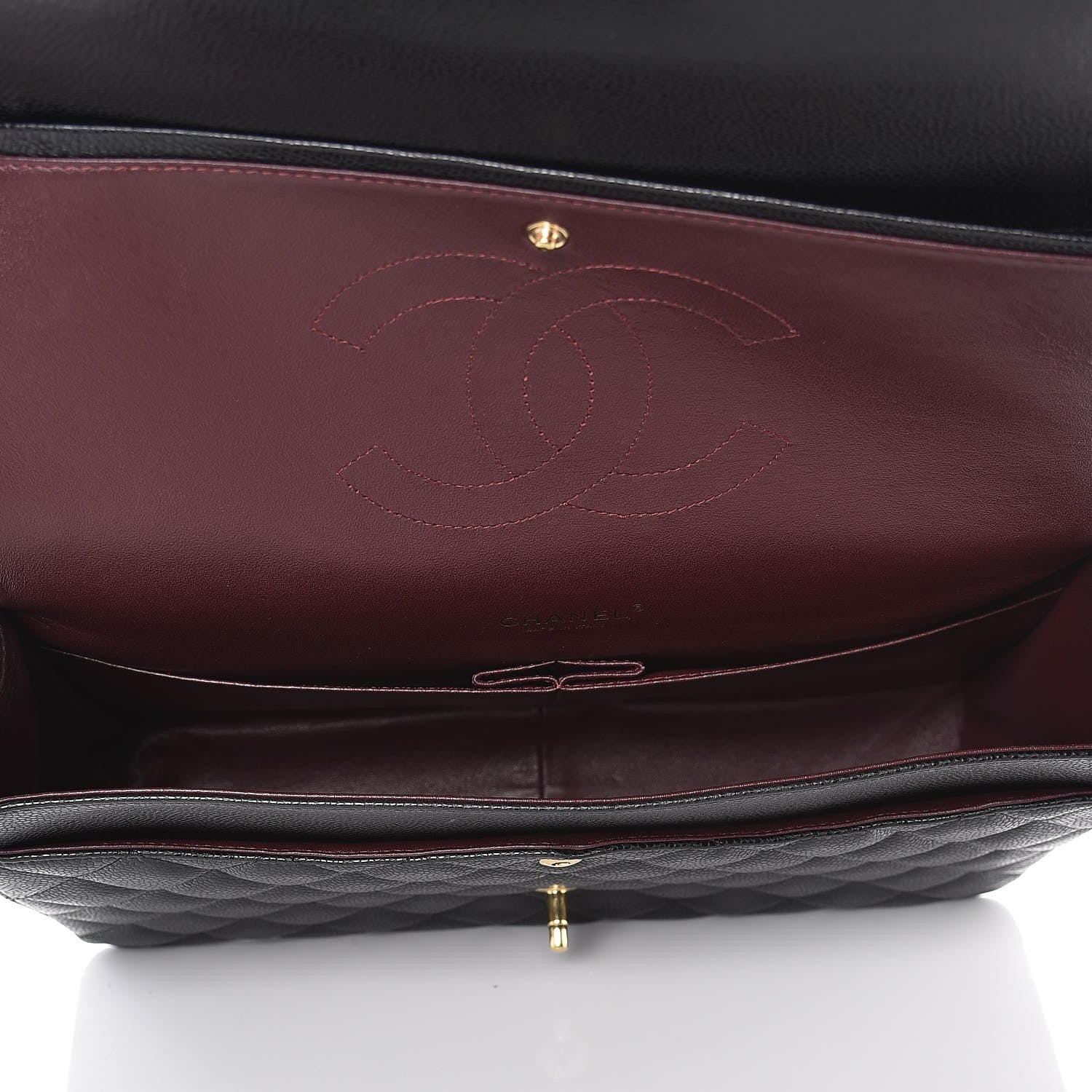 Chanel Caviar Quilted Maxi Double Flap Black 5 of 8