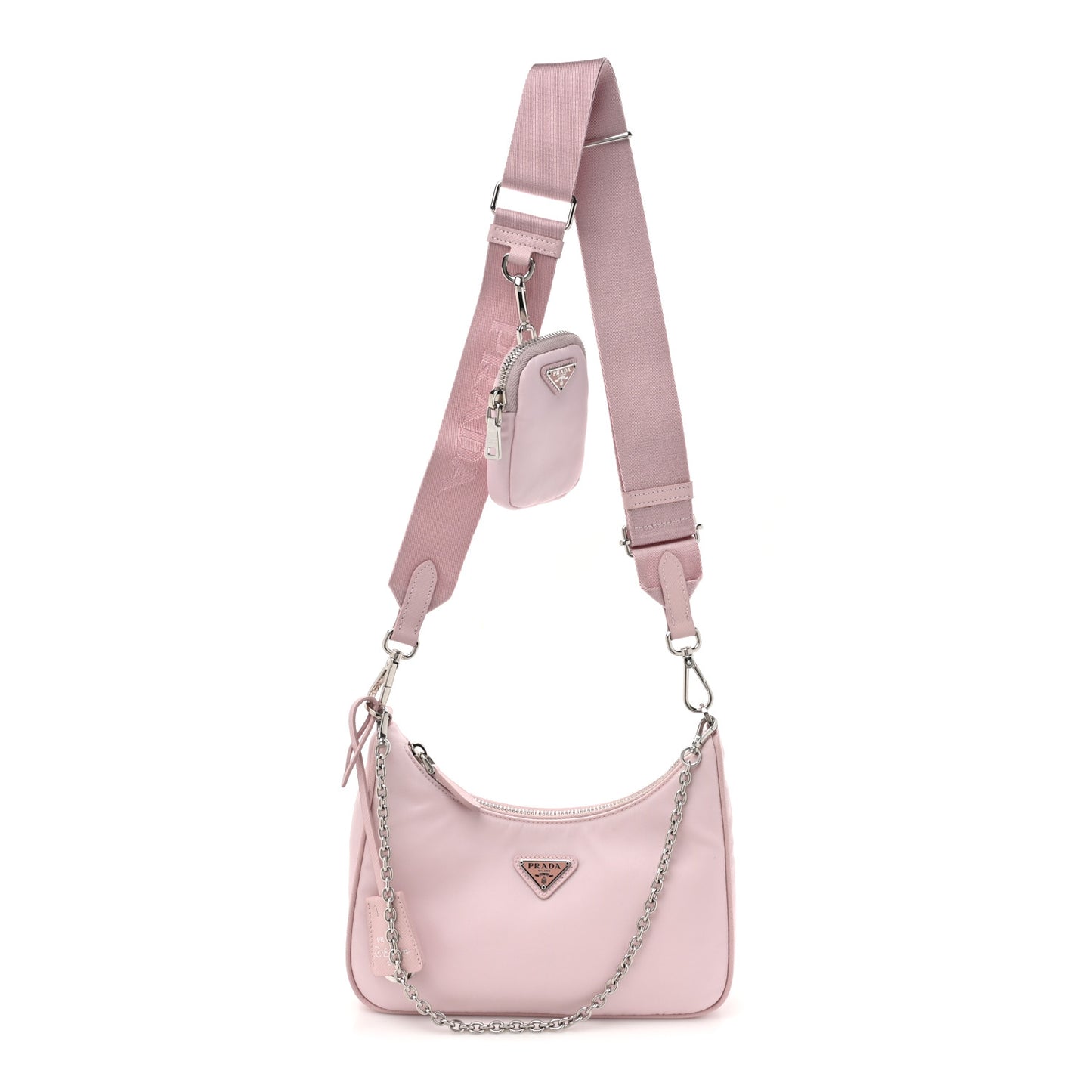 Nylon Re-Edition 2005 Shoulder Bag Alabastro