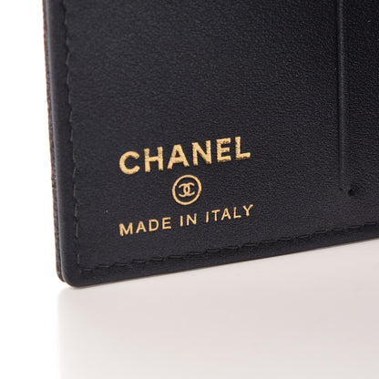 Chanel Iridescent Caviar Quilted Card Holder Wallet Black 6 of 10