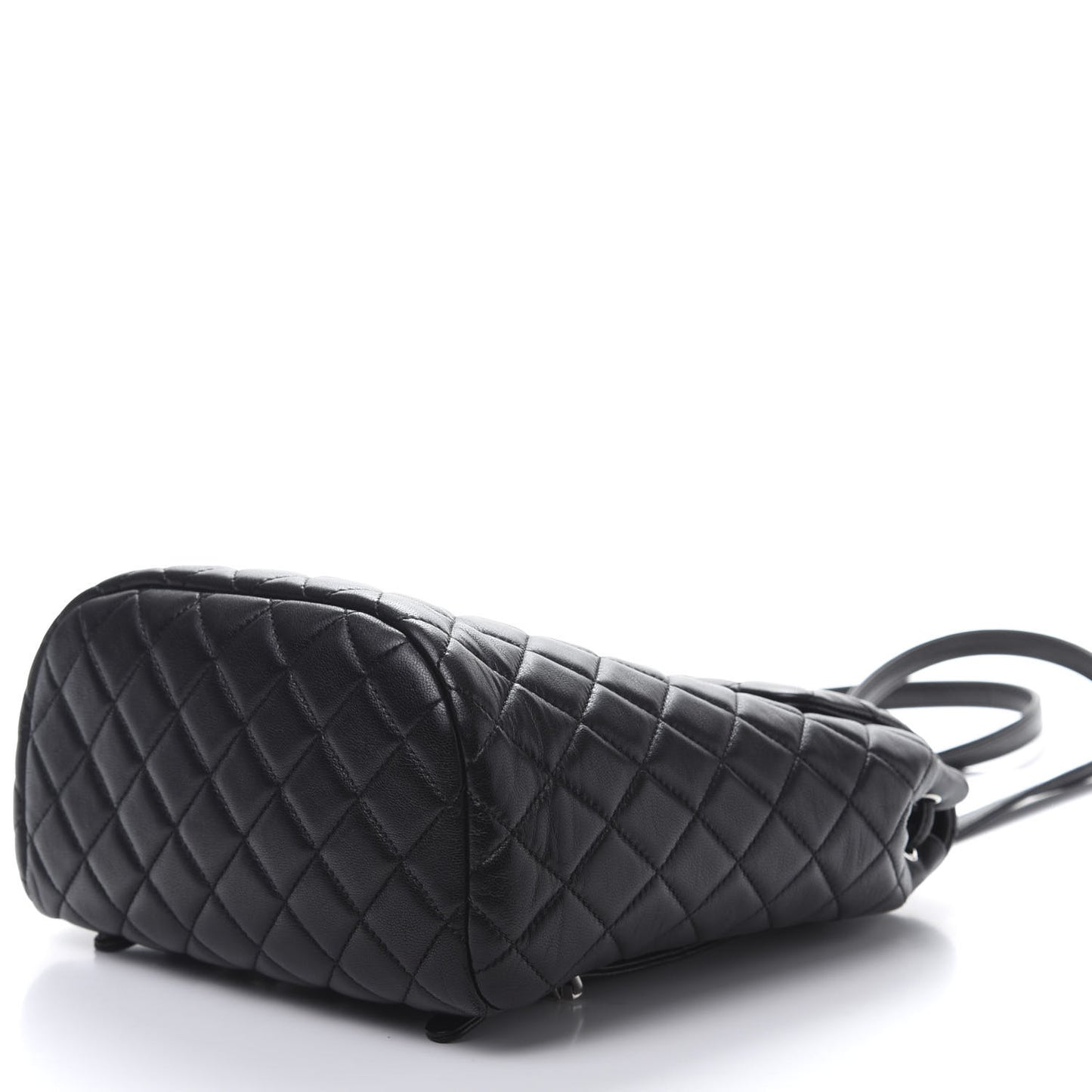 Lambskin Quilted Small Urban Spirit Backpack Black