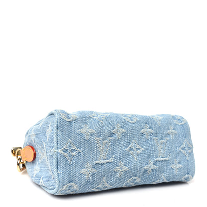 Louis Vuitton Monogram Denim Nano Speedy Sky Blue 4 of 10