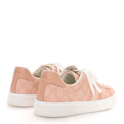 Gucci GG Supreme Tonal Web Womens New Ace Sneakers 39 Pink 5 of 9