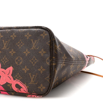 Louis Vuitton Monogram Bay Neverfull MM Rose Ballerine Poppy 9 of 11